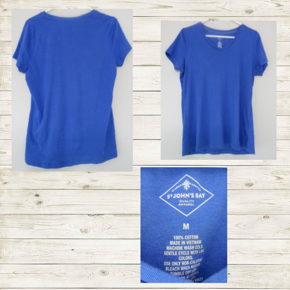 🌵 BLUE ST. JOHNS BAY TEE SIZE M